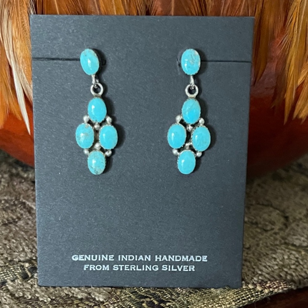 Turquoise Sterling Silver Earrings